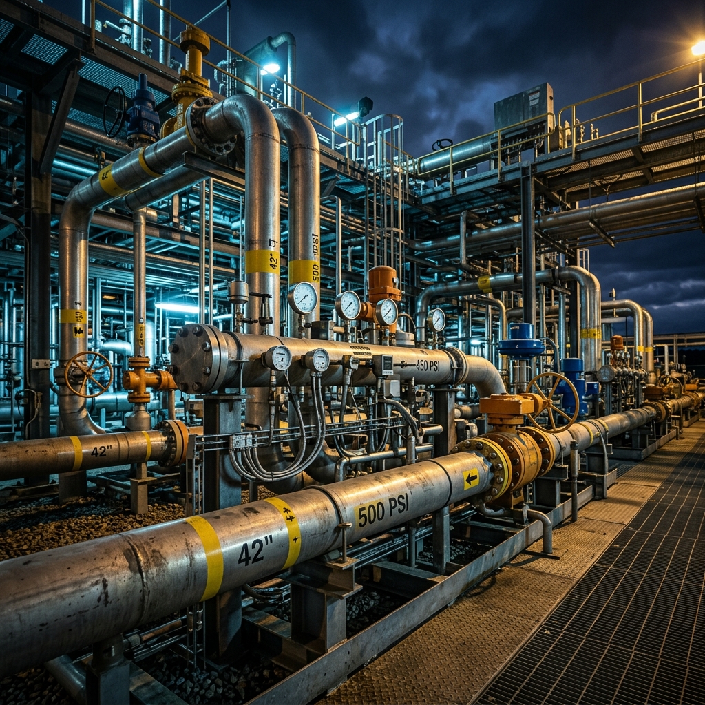 Installation industrielle de gaz